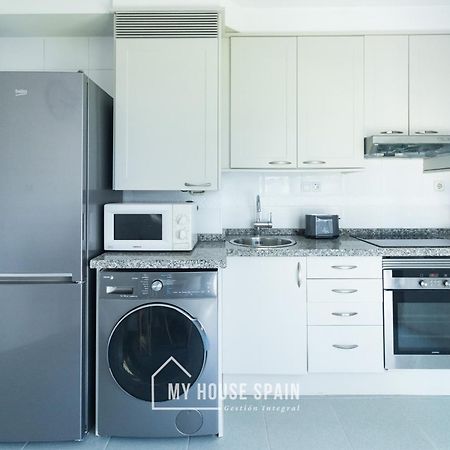 Myhousespain - Playa De Poniente, Con Vistas Al Mar Y Parking Gratuito Gijón Esterno foto