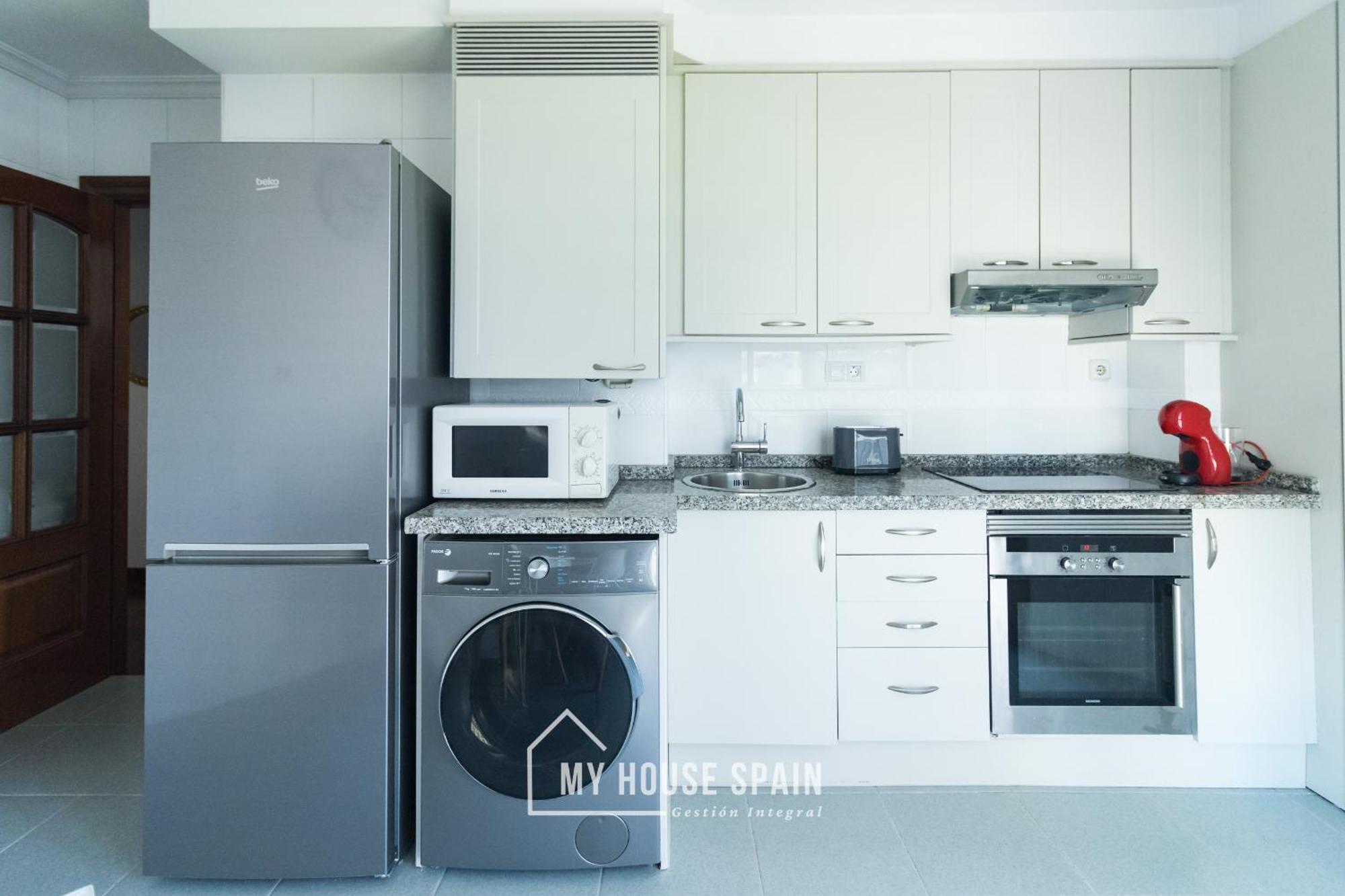 Myhousespain - Playa De Poniente, Con Vistas Al Mar Y Parking Gratuito Gijón Esterno foto